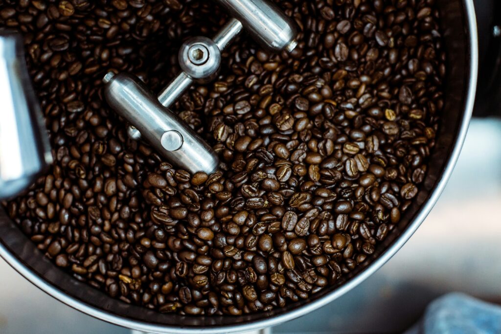 coffee beans roasted