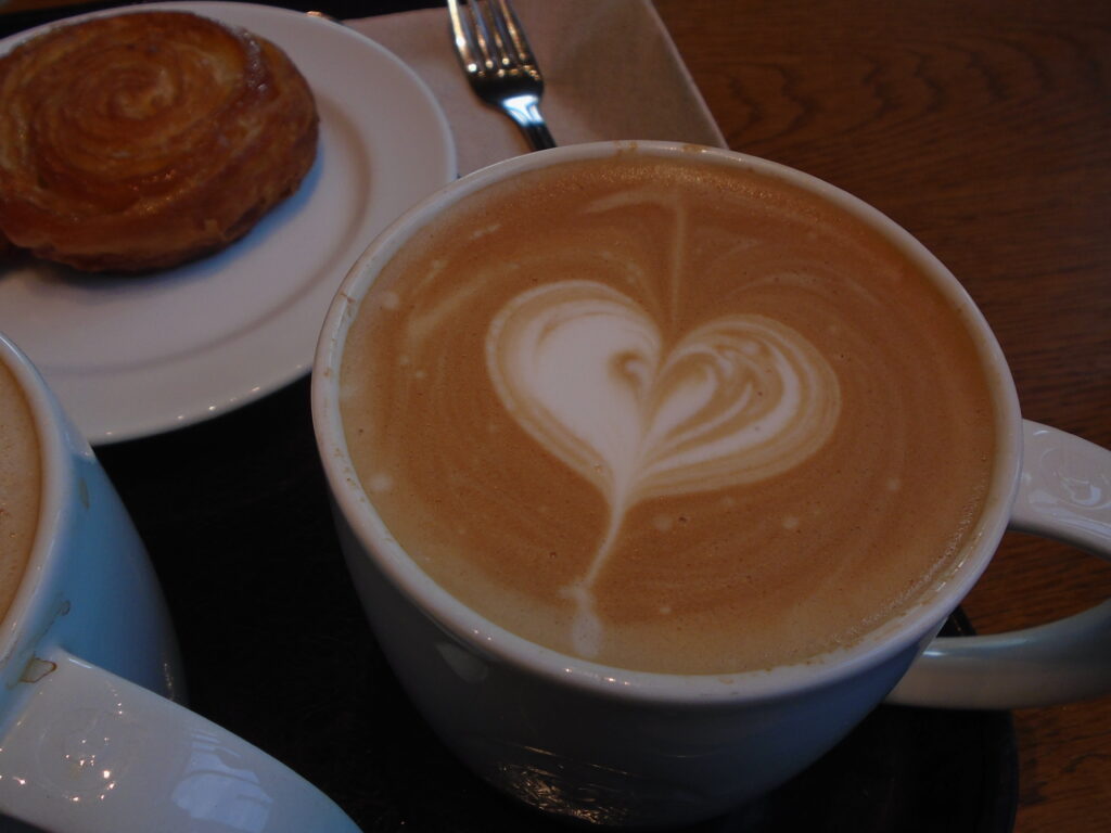 latte art kouign amann - cold and brewed blog